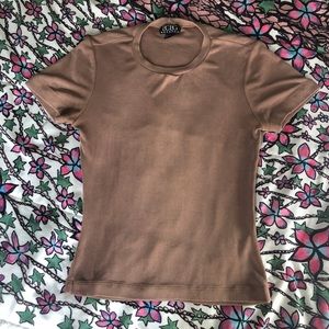 BCBG Brown Tee